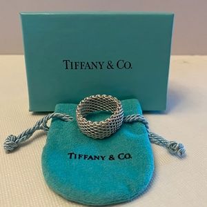 Tiffany Mesh Ring sz 9